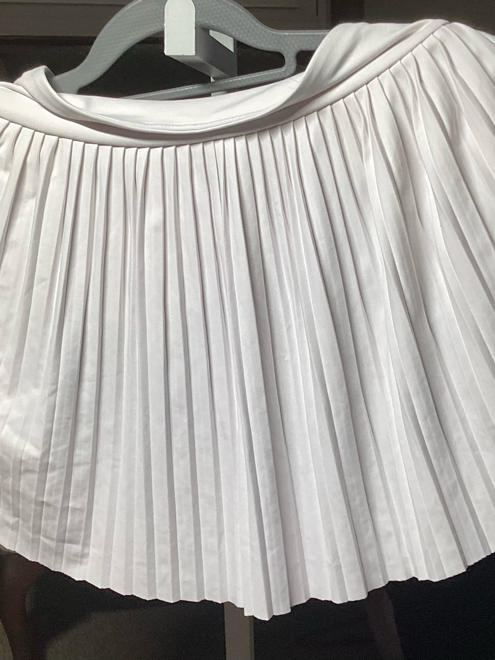 Kyodan White Pleated Mini Skirt